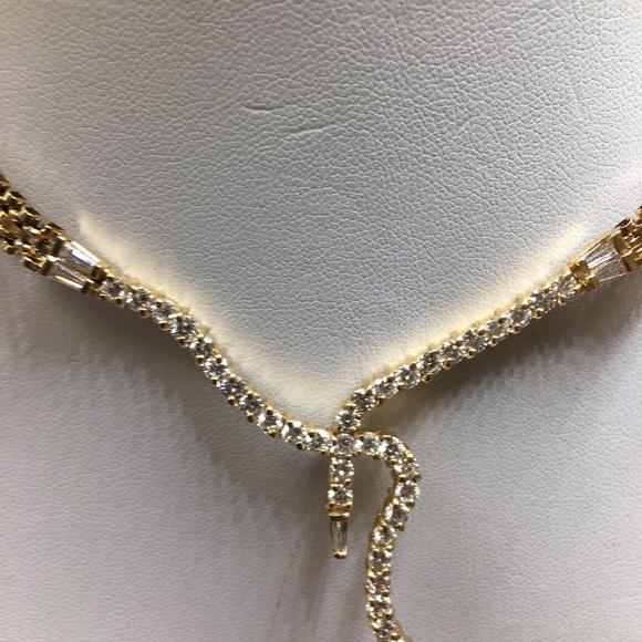 NEW 14K Gold diamonds necklace - Picture 3 of 8